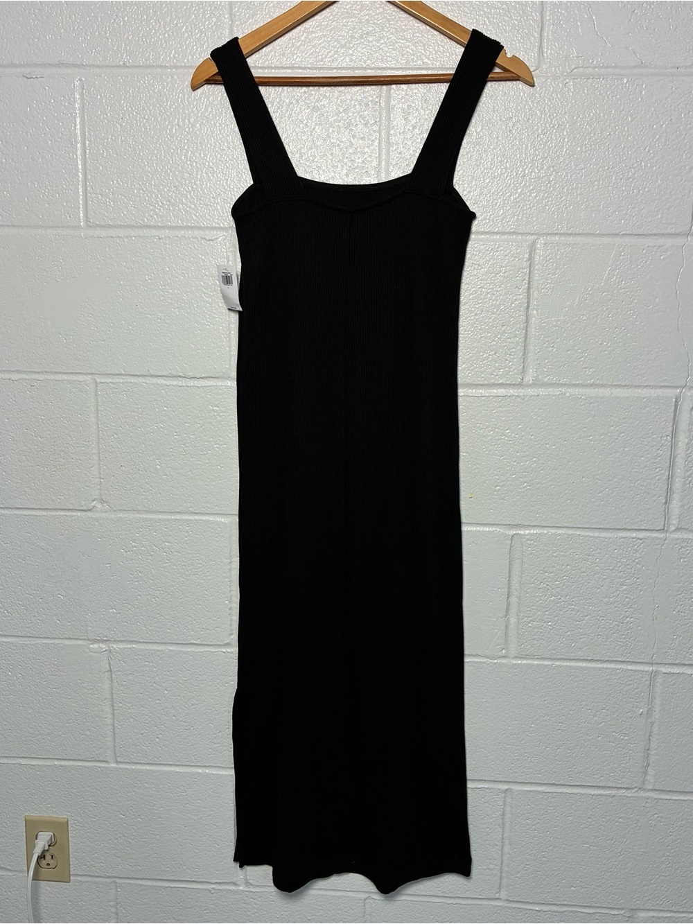 NEW Old Navy cotton rayon blend rib knit midi tank dress - Picture 7 of 10